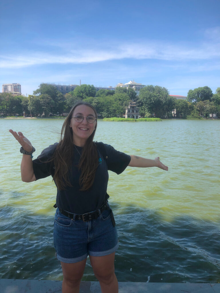 Jaimee at the lake