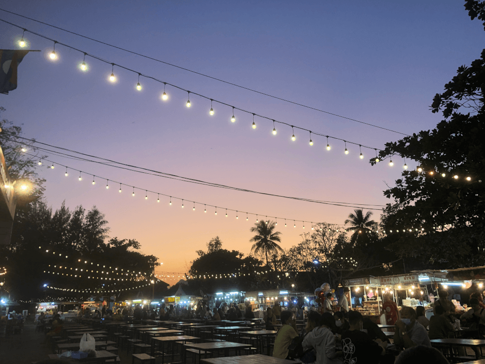 Evening street food