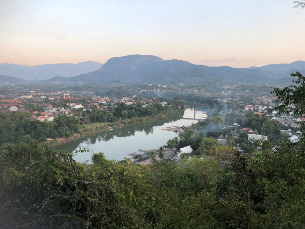 Phousi Hill view