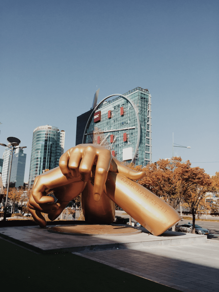 Gangnam Style Statue in Gangnam