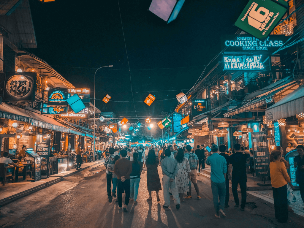 Siem Reap pub street